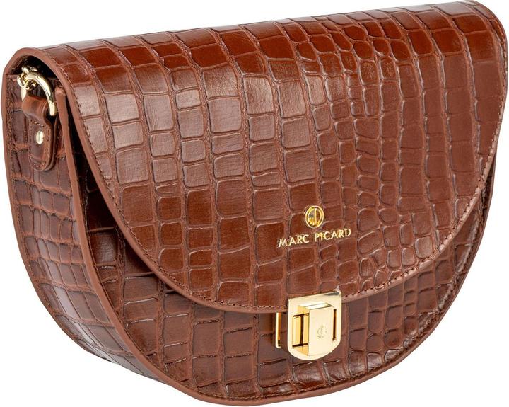 Produktbild Marc Picard Croco Shoulder Bag Moon