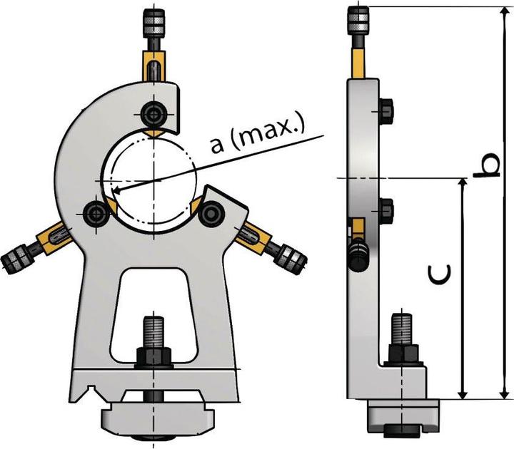 Produktbild Optimum Feststehende Lünette für TU 2506 / TU 2506V