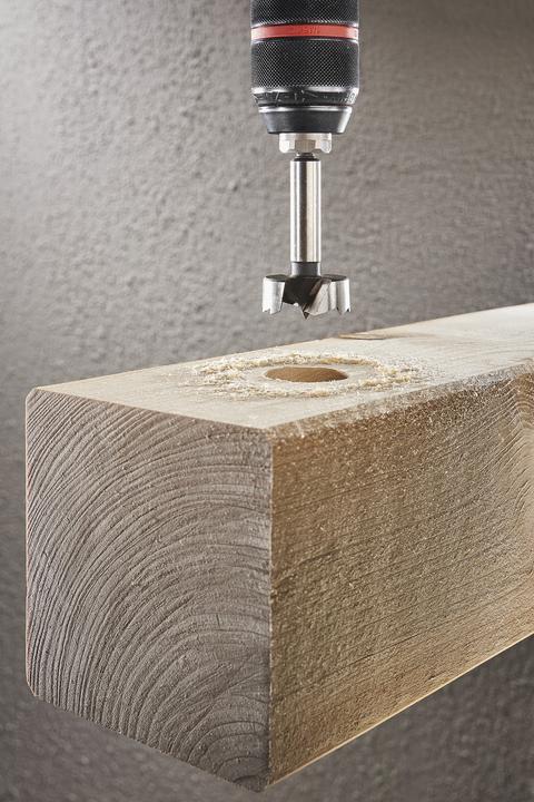 Produktbild wolfcraft 1 Forstnerbohrer Schaft 6-kant ø35x90mm (35 Millimeter)
