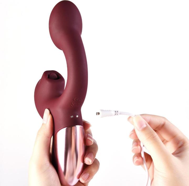 Actual product image Magic Motion – Magic Ponder Vibrator with Lick & G-Spot Function – Red