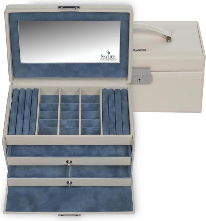 Produktbild Sacher 25.518.565608 - Schmuckkasten Elly elegance ivory Vollrindleder