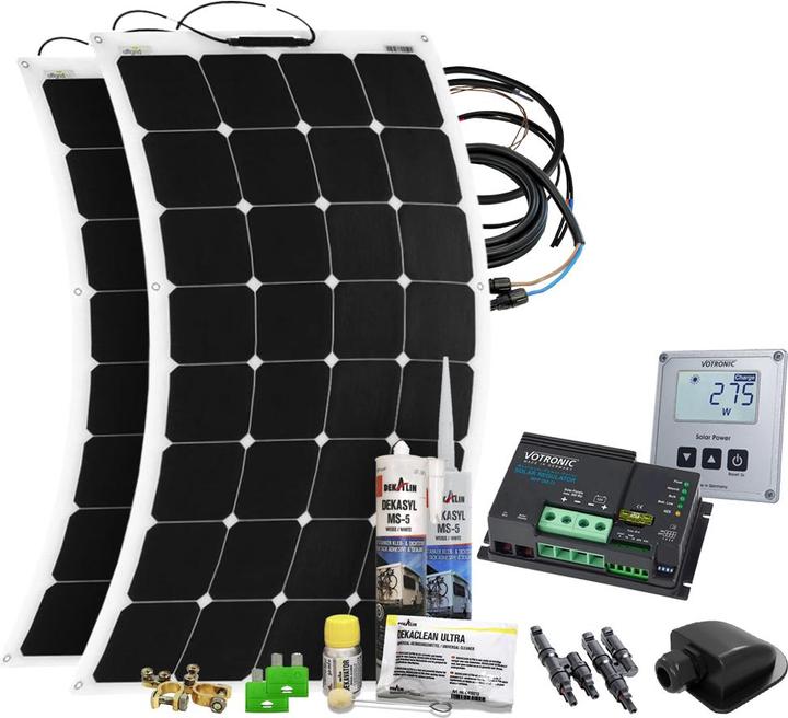 Actual product image Offgridtec Motorhome solar system SPR-F 240W 12V EBL optional (240 W)