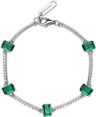 Produktbild Brosway Fancy Life Green Cubic Zirconia Silver Bracelet FLG04
