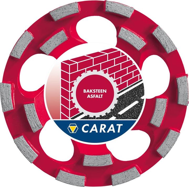 Carat CUBD1253A0 Schleifkopf DUSTEC 125x22.2MM TYP BAKSTEEN PREMIUM