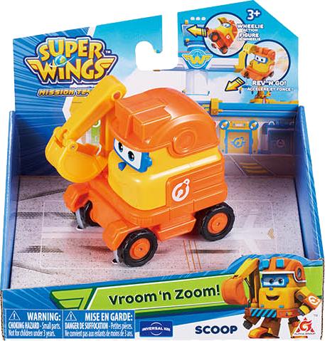 Produktbild Super Wings Vroom'N Zoom Schaufelbagger 8Cm
