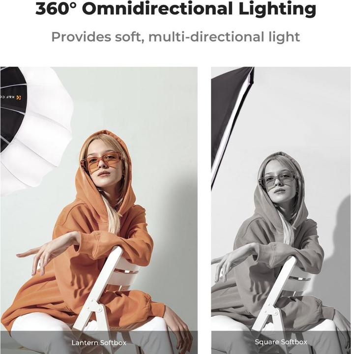 Actual product image K&F Concept 65cm Lantern Bowens Mount Softbox (Soft boxes, 65 cm)