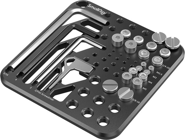 Actual product image SmallRig 3184 Screw and Hex Key Storage Plate (Various video accessories)