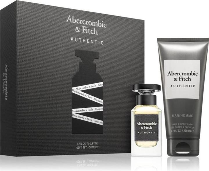 Produktbild Abercrombie and Fitch Abercrombie & Fitch Authentic Men Christmas 2024 Eau de Toilette 50 / Shower Gel 200