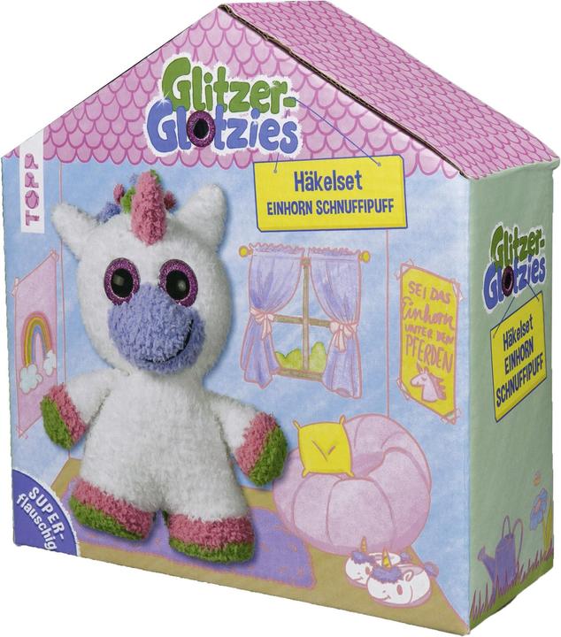 Produktbild Topp Glitzer-Glotzies Häkelset