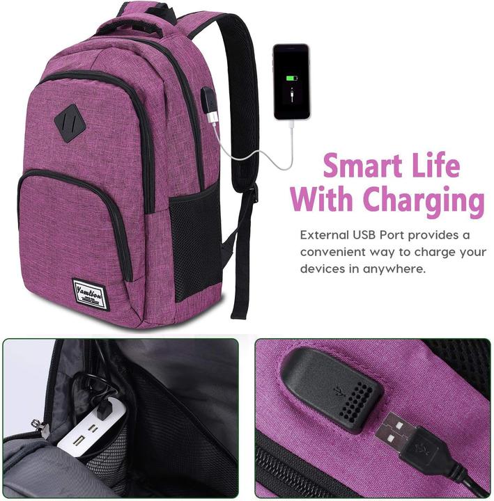 Produktbild Yamtion Schulrucksack mit Laptopfach (35 l)