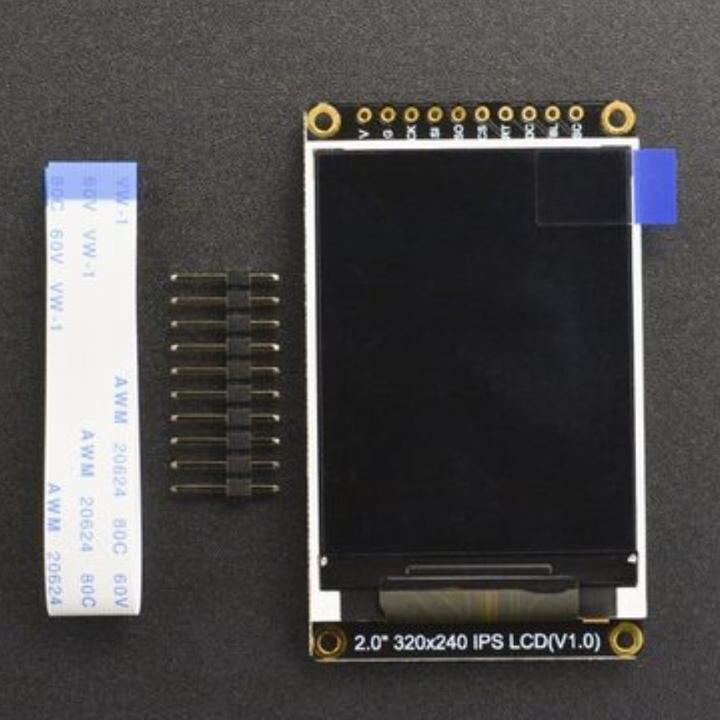 Actual product image DFRobot 2" 320x240 IPS TFT LCD display with MicroSD