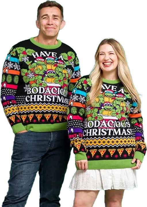 Produktbild Teenage Mutant NT Have A Bodacious Christmas Pullover Jerseyware (L)