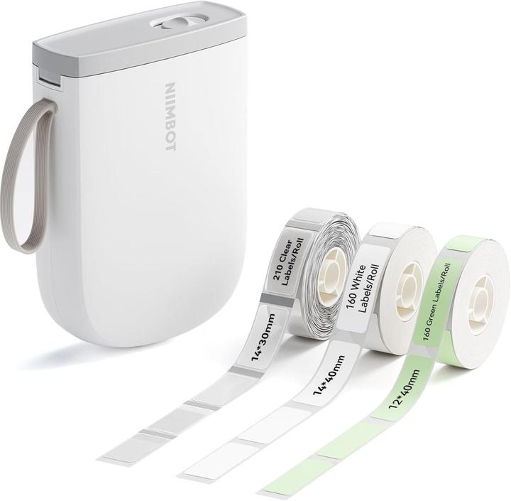 Niimbot D11 H Setzen Sie Etikettdrucker weiss (300 dpi)