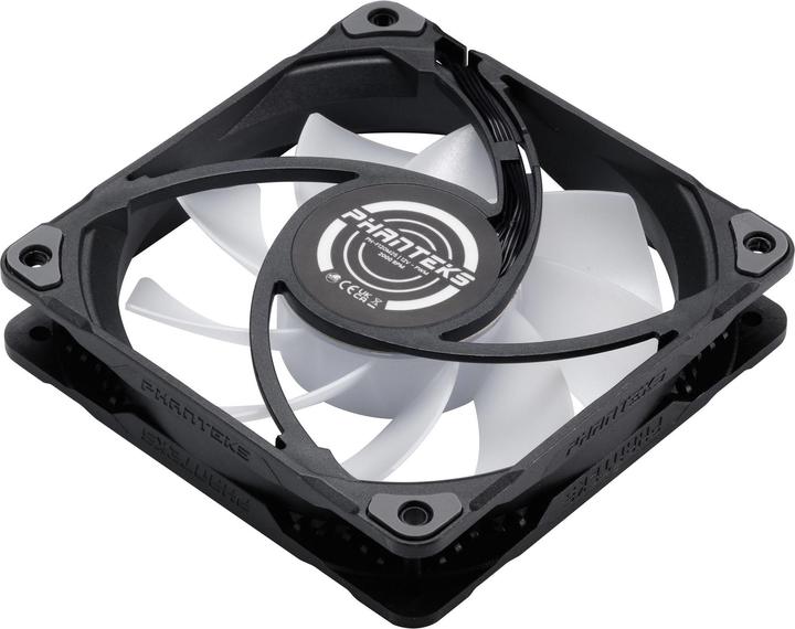 Actual product image Phanteks M25 PWM D-RGB fan, 3-pack - 120mm, black (120 mm, 3x)