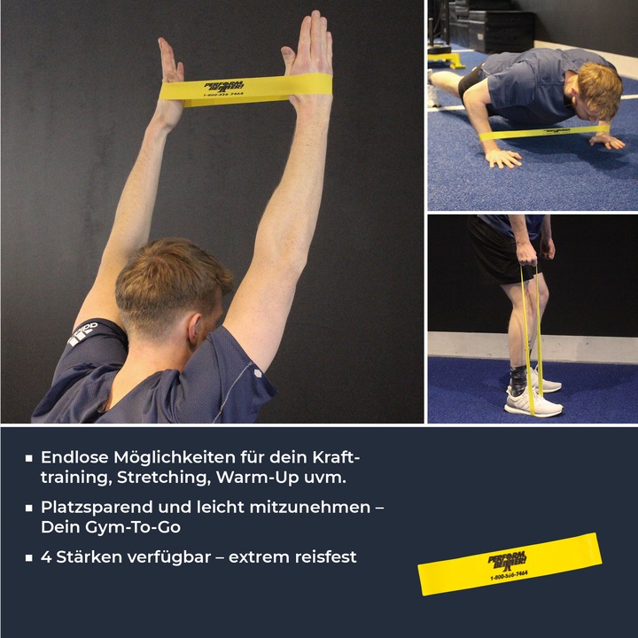 Actual product image Perform Better Minibands set of 10 (0.20 m, Extra strength)
