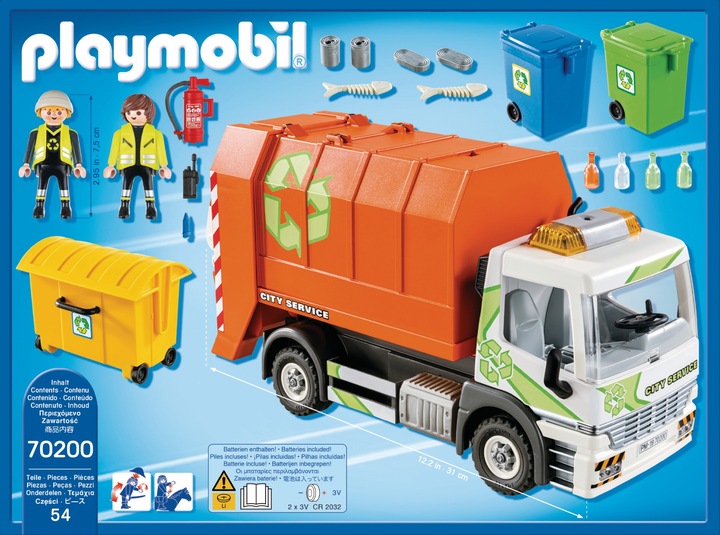 Image du produit Playmobil Camion à ordures (70200)