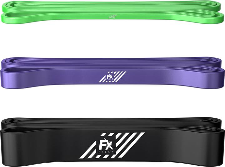 Actual product image Benson Pull up resistance band 3 pieces mix