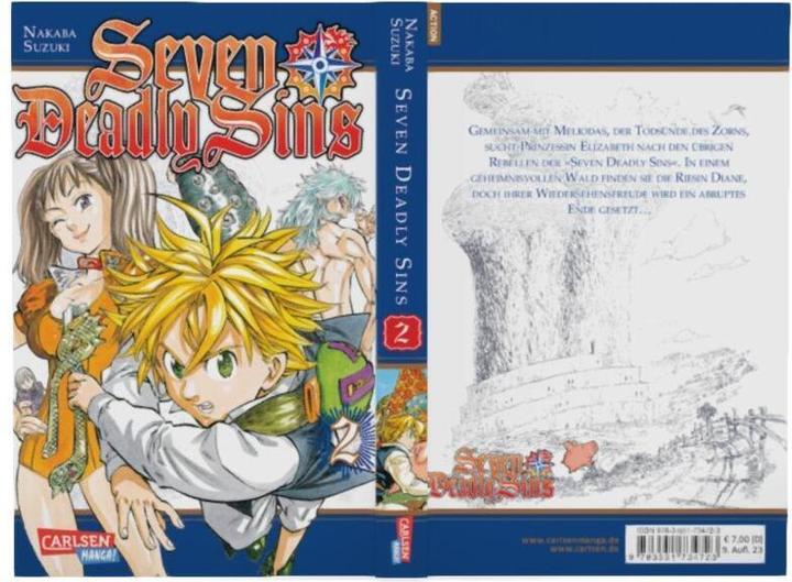 Produktbild Seven Deadly Sins, Band 2 (Deutsch, Suzuki Nakaba, 2015)