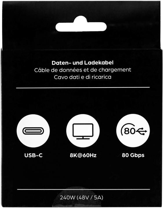 Produktbild Onit USB4-Kabel v2.0 Premium USB C - USB C (0.50 m, USB 4.0, 240 W)