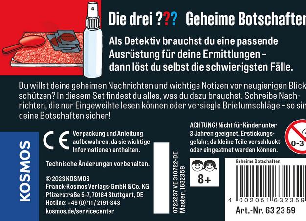 Image du produit Kosmos Les trois?? messages secrets