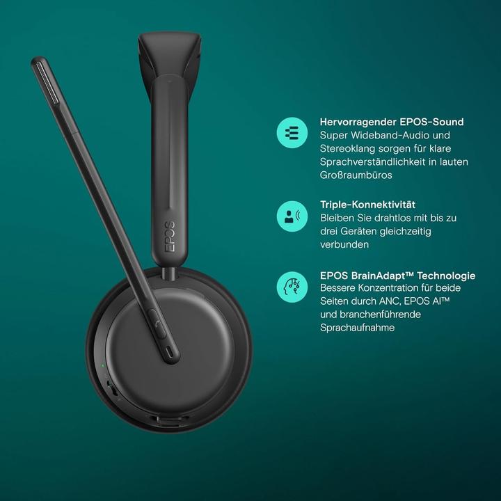 Immagine prodotto EPOS Impact 1061 ANC (Cablato, Senza fili, USB-C)