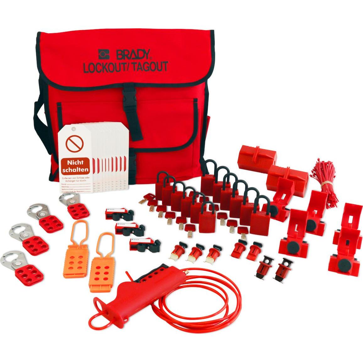 Brady, Accessori protezione sul lavoro, Blocco dell'energia eolica - Grande (tedesco)