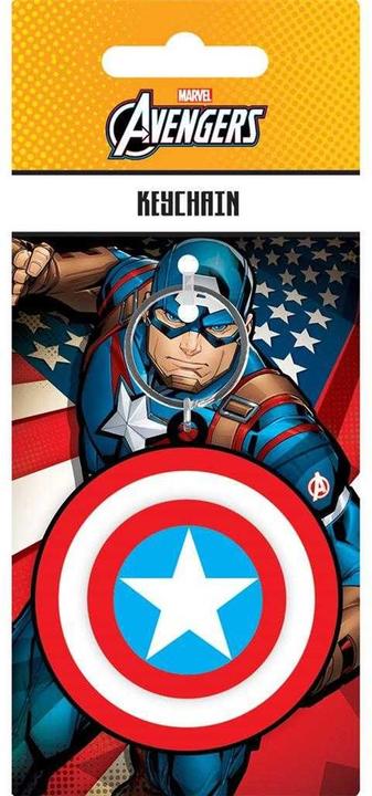 Actual product image Captain America Shield Spinner Keyring