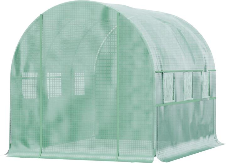 Actual product image Outsunny Foil greenhouse with zip door