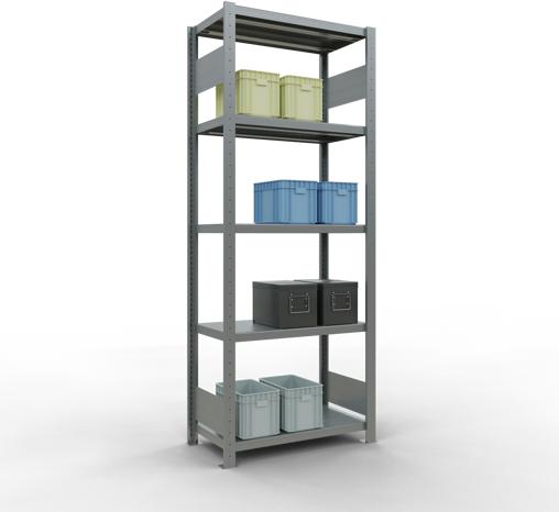 Actual product image Schulte Lagertechnik MULTIplus250 basic racking system with length ledgers