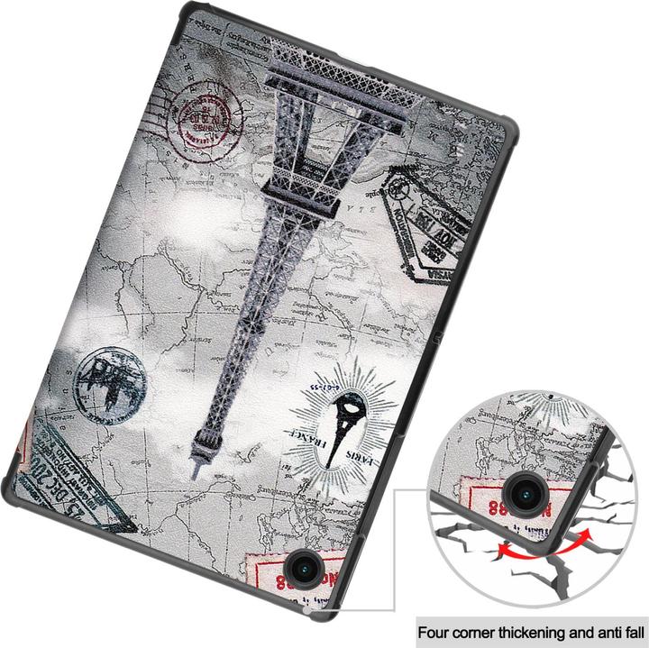 Produktbild Lobwerk 2in1 Set für Samsung Galaxy Tab A8 SM-X200 X205 10.5 Zoll Tablet mit Smartcover + Schutzglas mit Aut (Samsung Galaxy Tab A8)