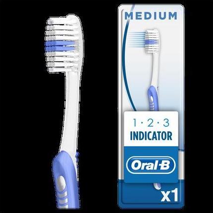 Actual product image Oral-B Oral B Toothbrush 123 Indicator 35 Medium (Medium, 1 x)