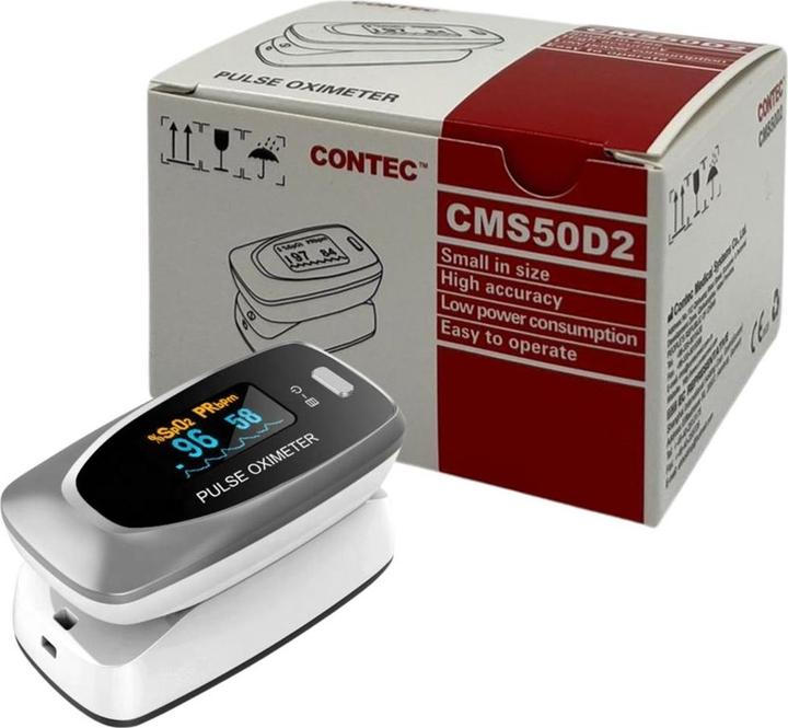 Immagine prodotto Contec Pulsossimetro digitale CMS50D2 fornito senza batteria