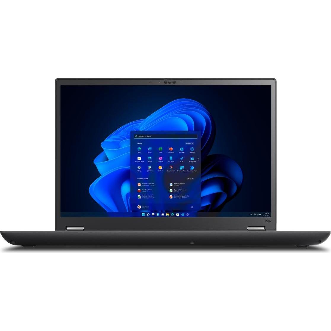 Thumbnail - Lenovo ThinkPad P16v Gen 2 (16", Intel Core Ultra 9 185H, 32 GB, 1000 GB, DE), Notebook, Schwarz