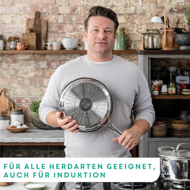 Actual product image Tefal Jamie Oliver Cook's Direct on Set (20 cm, Pan set + pot set, Stainless steel)