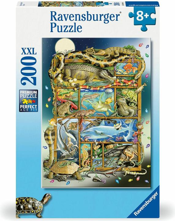 Produktbild Ravensburger Kinderpuzzle - 12000866 Reptilien im Regal - 200 Teile XXL Puzzle für Kinder ab 8 (200 Teile)