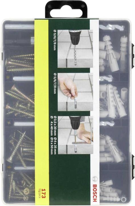 Image du produit Bosch Zubehör Kit de réparation de 173 pièces (173 Vis par pièce)