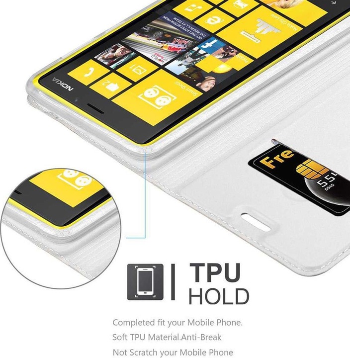 Actual product image Cadorabo Book Classy Style Cover (Nokia Lumia 920)