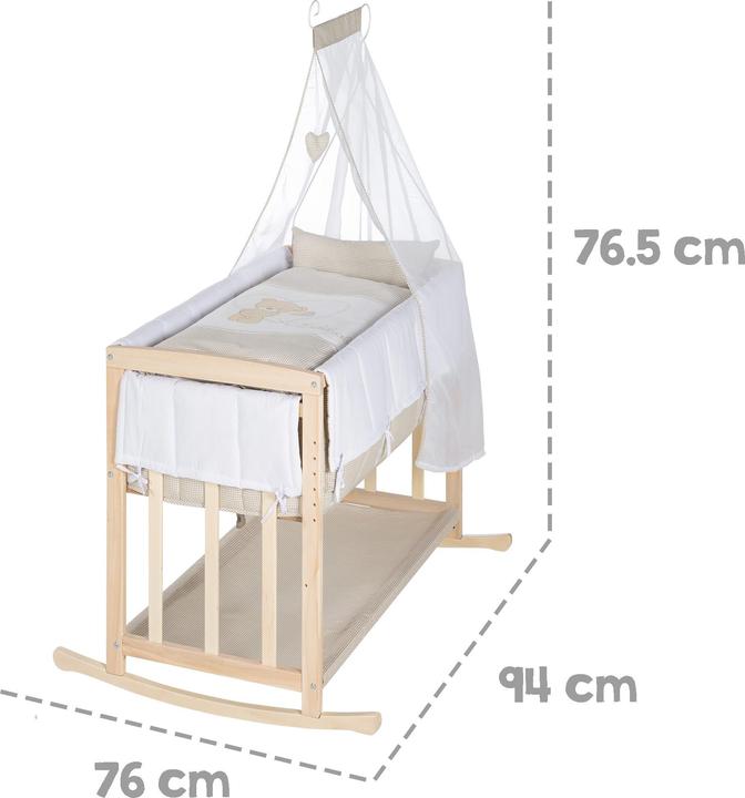 Actual product image Roba Cot 4 in 1 love bear