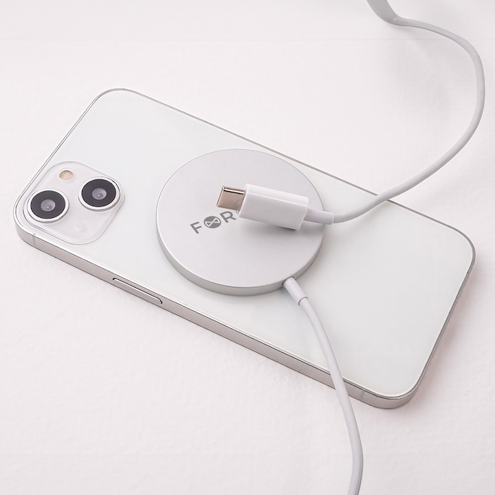 Image du produit Forever MAWC-100 chargeur magnétique sans fil 15W gris (15 W)
