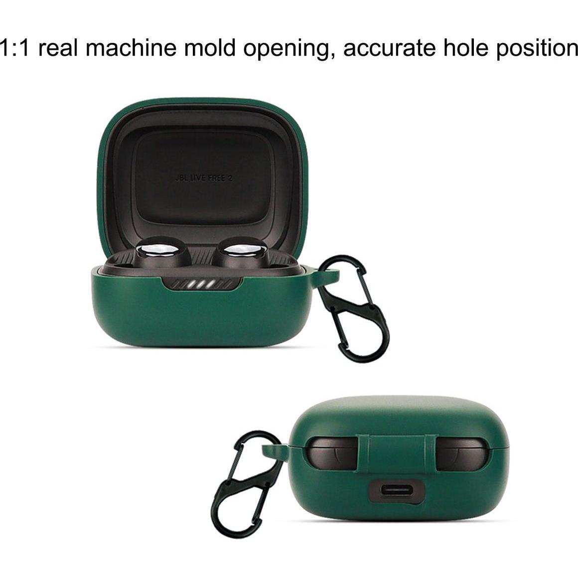 Thumbnail - König Design Schutz Tasche Hülle für JBL Live Free 2 TWS Case Cover Bumper Etuis Schale 360 (Ladecase Hülle), Kopfhörert...