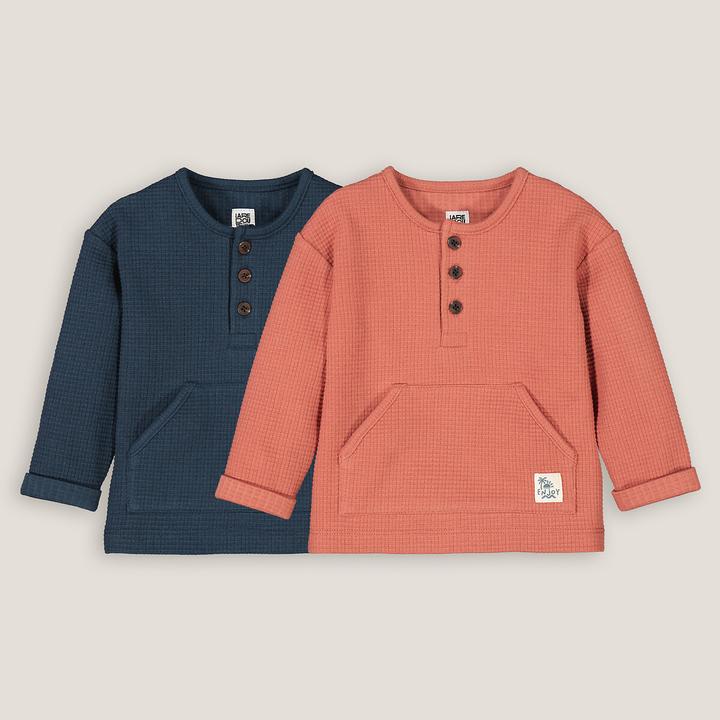 Produktbild La Redoute Collections 2er-Pack Langarmshirt (98)
