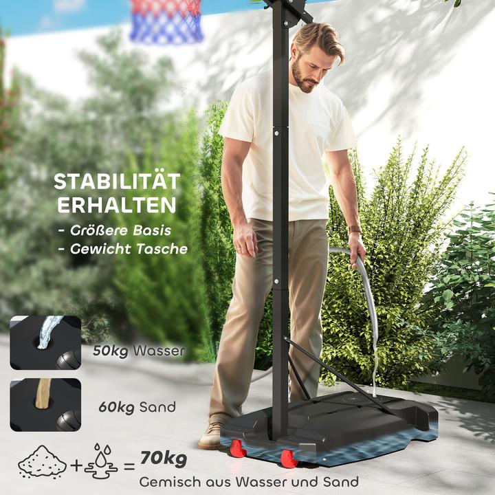 Immagine prodotto Aiyaplay Kinder Basketballkorb Kunststoff, Stahl Rot