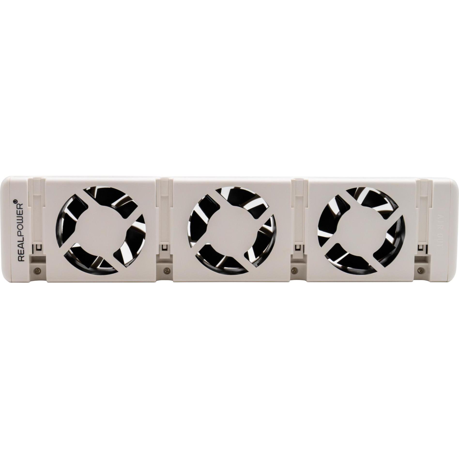 RealPower Heizungslüfter HL-1,Lüfter mit 3 Ventilatoren, PC Lüfter