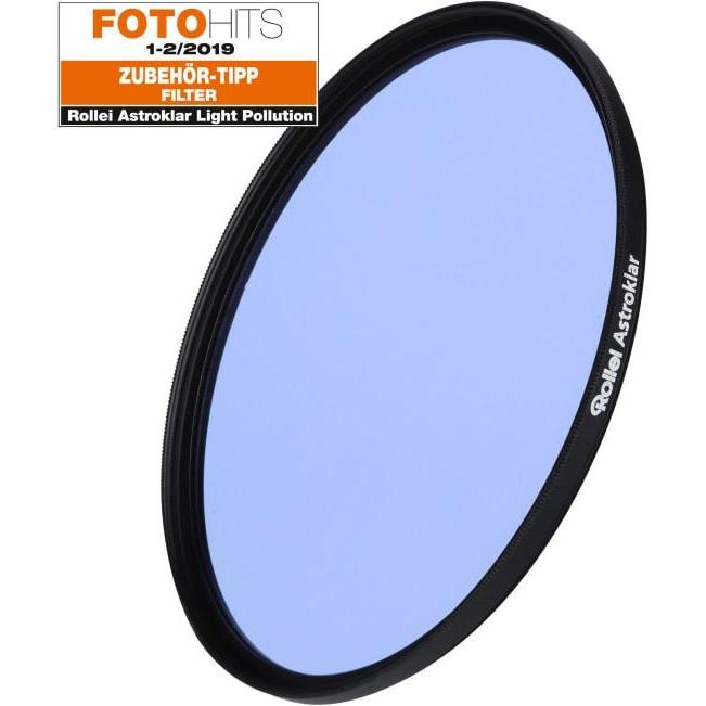 Rollei Astroklar (67 mm, Nachtlicht Filter), Objektivfilter, Blau, Transparent