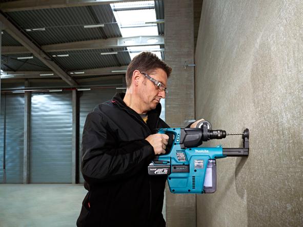 Immagine prodotto Makita Martello perforatore e martello DHR243RTJ, 2 batterie (Batteria ricaricabile)