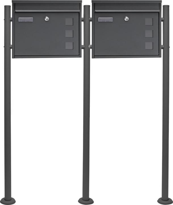 Wiltec 2er Set Briefkasten