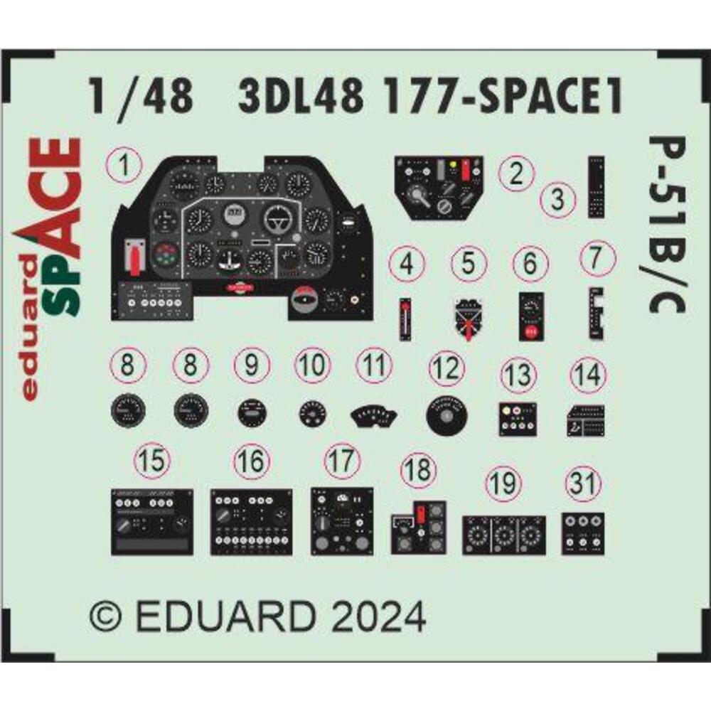 Eduard P-51B/C SPACE