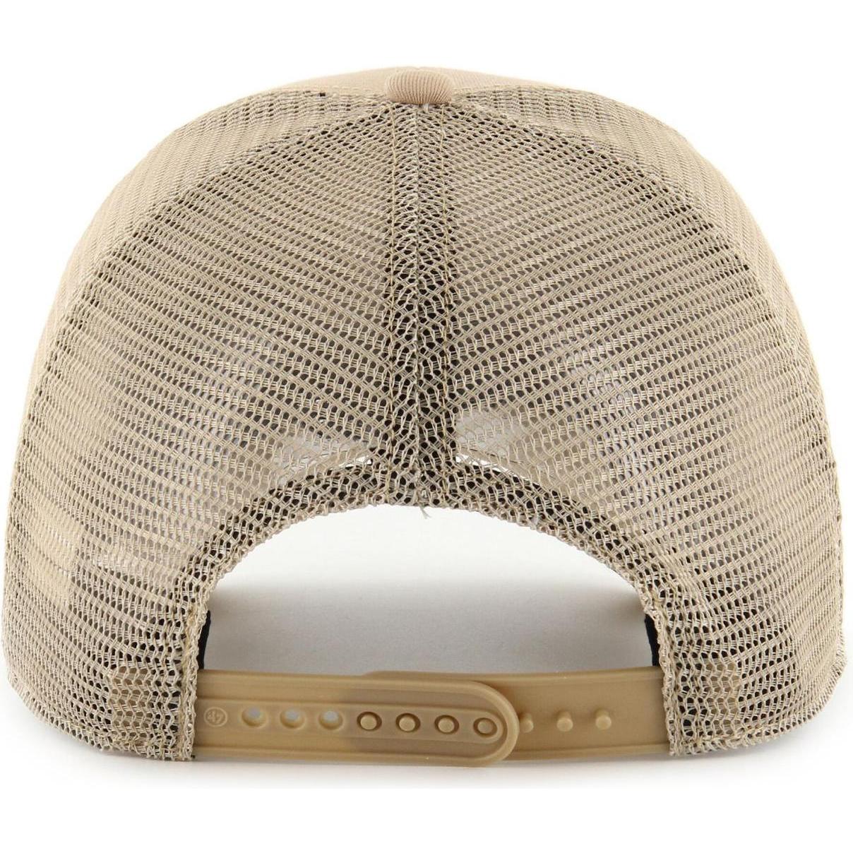 Thumbnail - 47 Brand, Herren, Cap, Trucker Snapback Cap - Branson FC Liverpool Khaki, Beige