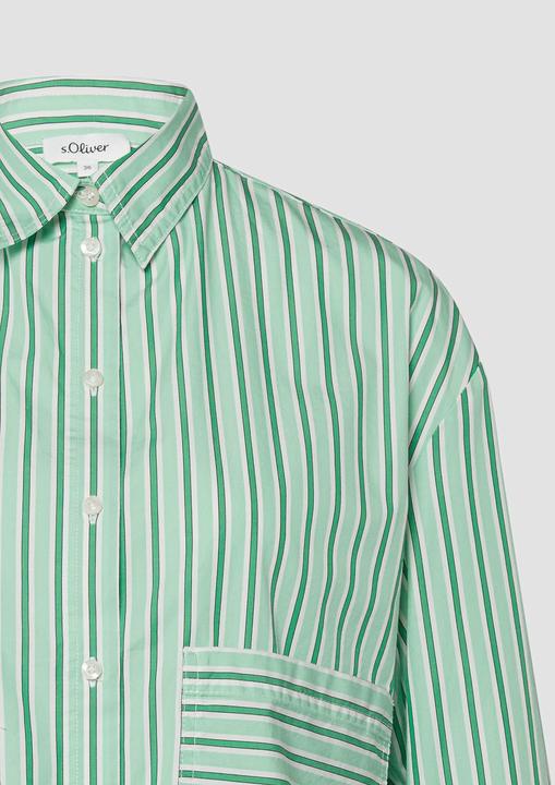 Immagine prodotto s.Oliver Bluse Verkürzte Popeline-Bluse im Relaxed Fit (34)