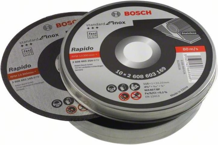 Actual product image Bosch Professional Zubehör PRO Stainless Steel and Metal cutting disc, 115 x 1 x 22.23 mm
